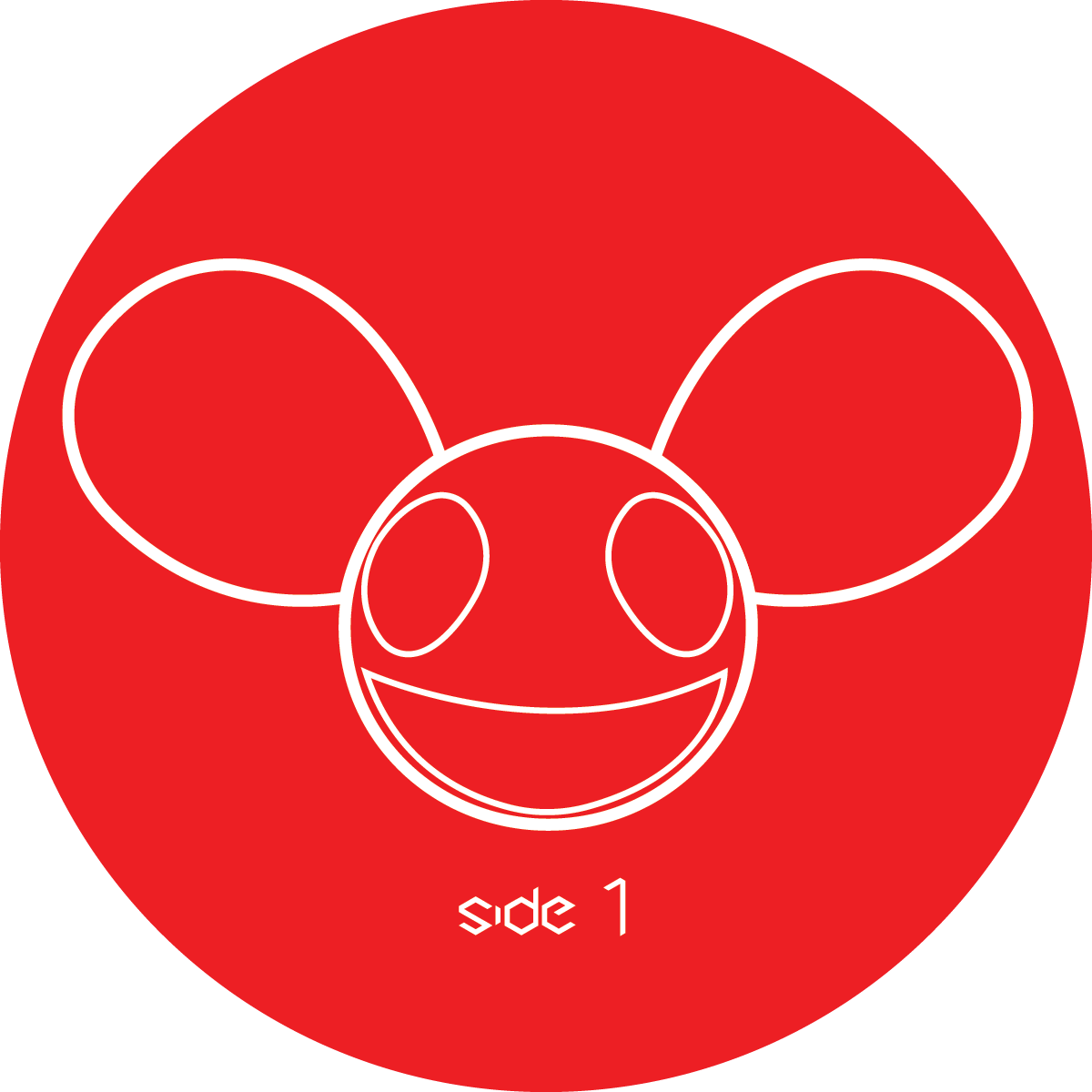 Deadmau5 Vinyl sticker side 1